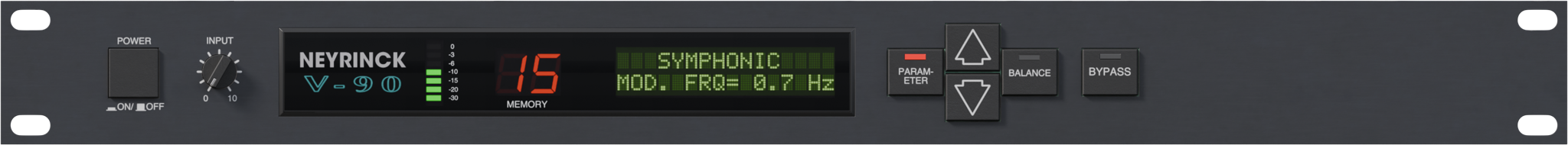 V-90 Symphonic plug-in interface